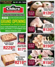 Chikro Food Market catalogue Page 2: Elgin Free Range Leg Quarters €120,00