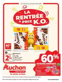 Catalogue Auchan Supermarché page 1: Kinder Bueno Lait €2,52