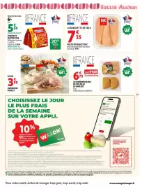 Catalogue Auchan Supermarché page 11: DUC Filets de poulet €7,15, Maître CoQ CoQ'Ailes €5,59