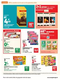 Catalogue Auchan Supermarché page 6: St Michel DOOMINO CHOCOLAT €2,44, Auchan Croc Ton Pote €0,64