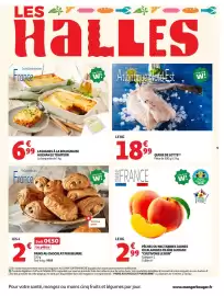 Catalogue Auchan Supermarché page 9: AUCHAN LE TRAITEUR LASAGNES À LA BOLOGNAISE €6,99, PAINS AU CHOCOLAT PUR BEURRE €2,00