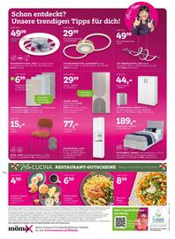 Mömax Flugblatt woche 35 Seite 16: Mömax Cordon bleu Toskana €6,50, Mömax Burrata Pizza €8,50