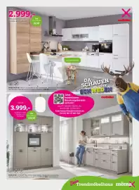 Mömax Flugblatt woche 35 Seite 7: Nobilia Einbauküche €2.999,00, Nobilia Eckküche €3.999,00