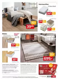 XXXLutz Prospekt woche 35 Seite 11: Esposa Handtuch Ella €3,99, Boxxx Rigid-Vinylboden Eiche Natur €11,99