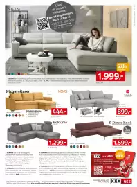 XXXLutz Prospekt woche 35 Seite 3: Stylife Wohnlandschaft €899,00, Xora Ecksofa €444,00