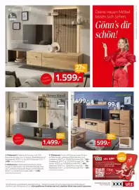 XXXLutz Prospekt woche 35 Seite 5: Linea Natura Vitrine €499,00, Linea Natura Sideboard €599,00