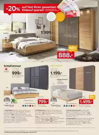 XXXLutz Prospekt woche 35 Seite 6: Valnatura Nachtkästchen €299,00, Valnatura Boxspringbett €1.499,00