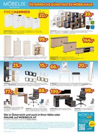 Möbelix Prospekt woche 35 Seite 8: TV-Element Kajsa €144,00, Schuhschrank Antonio €99,00