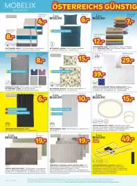Möbelix Prospekt woche 35 Seite 6: Luca Bessoni LED-Deckenleuchte Julietta €49,00, James Wood Badematte Lasse €16,00
