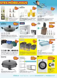 Möbelix Prospekt woche 35 Seite 7: James Wood Korb Nina €2,00, Gefrierdose Mia Magic Ice €3,00