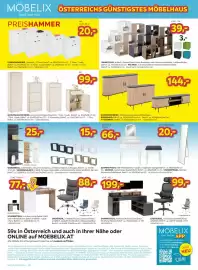 Möbelix Prospekt woche 35 Seite 8: TV-Element Kajsa €144,00, Schuhschrank Antonio €99,00