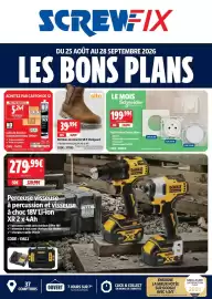 Catalogue Screwfix page 1: Schneider Electric Pack Probox Odace blanc €199,99, SB P Mudguard Bottines de sécurité €39,99