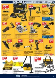 Catalogue Screwfix page 3: DEWALT Aspirateur eau et poussière €139,99, DEWALT Coffret de forets assortis €23,99