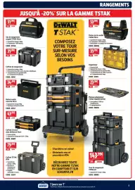 Catalogue Screwfix page 5: Coffret 2 tiroirs avec diviseurs 43cm €43,99, TSTAK 2.0 €143,99