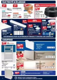 Catalogue Screwfix page 8: GEWISS Tube IRL PVC 20mmx2m €1,52, WAGO Connecteurs à levier €36,89
