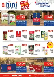 Catálogo Nini Mayorista semana 35 Página 27: Romance yerba mate con palo €1.499,00, Playadito yerba mate sin palo €2.899,00