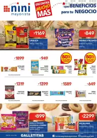 Catálogo Nini Mayorista semana 35 Página 34: Hojalmar palmeritas €1.899,00, Paseo galletita secas marineras mini €949,00