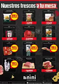 Catálogo Nini Mayorista semana 35 Página 36: Swift hamburguesa €24.999,00, Paleta / roast beef de novillito €13.999,00