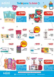 Catálogo Nini Mayorista semana 35 Página 5: Doncella algodón €1.469,00, Palmolive jabón de toc. kids €1.459,00