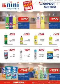 Catálogo Nini Mayorista semana 35 Página 8: Finish det. lavavaj. class.powder dp €7.999,00, Mr.Musculo Limp.vidrios €3.399,00