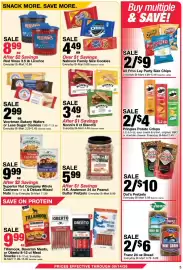 Bi-Mart weekly ad Page 3: Nonni's Biscotti €3,49, H.K. Anderson Peanut Butter Pretzels €5,99