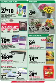Bi-Mart weekly ad Page 7: Frontier 5' Workbench with Drawer €169,99, Audubon Park Black Oil Sunflower Seed €14,99