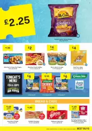 SuperValu leaflet Page 7: Birds Eye 8 Crispy Fish Fingers €1,50, Ben & Jerry's Sundae €4,00