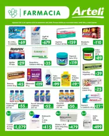 Folleto Arteli Página 10: Núcleo C.M.P. Forte €479,00, Ensure regular v/sabores €55,00
