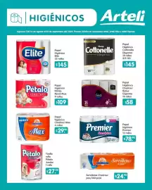 Folleto Arteli Página 14: Selecto Papel Higiénico Chedraui Rollos Gigantes €58,00, Pétalo Rendi Max €109,00