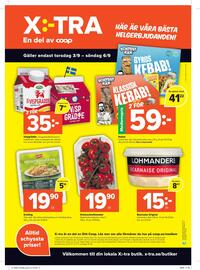 Coop Extra reklamblad vecka 36 Sida 8: Kebab, Medlemspris, Vispgrädde €35,00