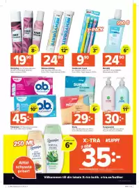 Coop Extra reklamblad vecka 36 Sida 6: Munskölj €24,90, Tandborstar 3-pack €9,90