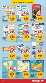 PENNY akciós újság hét 34 Oldal 3: Sissy zsírszegény tehéntúró €365,00, Sissy laktózmentes görög joghurt €249,00
