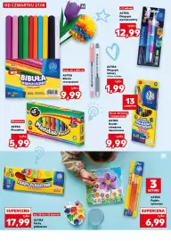 Kaufland gazetka tydzień 35 Strona 12: ASTRA Plastelina €5,99, ASTRA Pędzle nylonowe €6,99