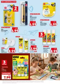 Kaufland gazetka tydzień 35 Strona 15: UHU stic €7,99, DELI Nóż wysuwany €6,99
