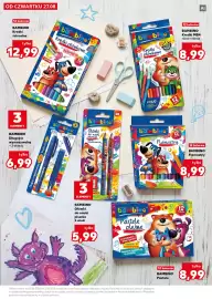 Kaufland gazetka tydzień 35 Strona 17: BAMBINO Długopis wymazywalny + 2 wkłady €6,99, BAMBINO Kredki MB4 €8,99