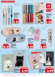 Kaufland gazetka tydzień 35 Strona 23: INTERDRUK PUPPY SIGN €3,99, INTERDRUK PUPPY SIGN Zeszyt A4 €6,99