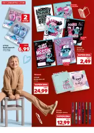 Kaufland gazetka tydzień 35 Strona 24: STITCH Zeszyt A5 €2,49, STITCH Kolobrulion A5 żelowy €24,99