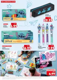 Kaufland gazetka tydzień 35 Strona 25: STITCH Piórnik mini €29,99, STITCH Farby plakatowe €16,99