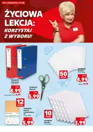 Kaufland gazetka tydzień 35 Strona 28: TALENTUS Koperty samoprzylepne C4 €5,99, TALENTUS Segregator €8,99