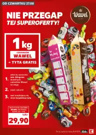 Kaufland gazetka tydzień 35 Strona 4: CUKIERKÓW WAWEL €29,90