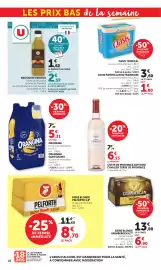 Catalogue Bi1 page 18: CAVALIER Cotes de Provence AOP Rose €6,15, U Nectar de fruits €2,59