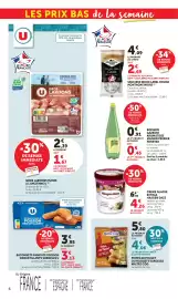 Catalogue Maximarché page 6: U Batonnets panes de poisson croustillants €3,13, HAAGEN DAZS CREME GLACEE €4,26