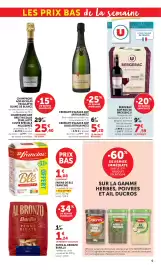 Catalogue Maximarché page 9: Arthur Metz Cremant d'Alsace AOP €5,20, Francine Farine de Blé €1,08