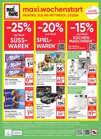 Maximarkt Flugblatt woche 35 Seite 24: KENWOOD Küchenmaschine KVC 3170S Chef €296,65, Bosch Küchenmaschine MUMS2AW00 €97,66