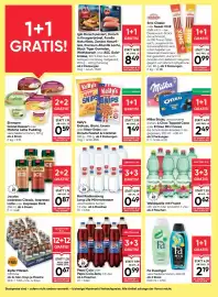 Maximarkt Flugblatt woche 35 Seite 14: Kelly's Erdnuss, Giant, Linsen oder Käse-Snips oder Donuts Peanut & Caramel €1,49