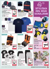 Maximarkt Flugblatt woche 35 Seite 17: Essential T-Shirt Oracle Red Bull Racing €29,99, KTM Herren-Workersocken €7,99