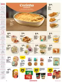 Folheto Continente semana 35 Página 18: Lasanha bolonhesa continente €4,49, Salada césar cozinha continente €2,99
