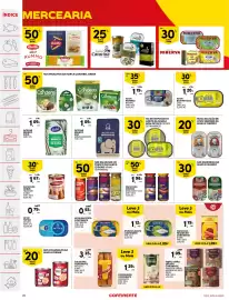 Folheto Continente semana 35 Página 20: Salsichas em frasco da marca izidoro, Sardinhas portuguesas da marca ramirez