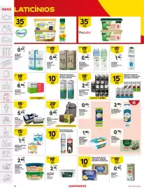 Folheto Continente semana 35 Página 28: Leite uht gresso €0,87, Leite uht pastagem terra nostra €0,89