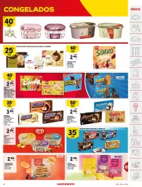 Folheto Continente semana 35 Página 31: Gelado ola frutos exóticos/ caramelo salgado €2,99, Snickers ice cream €3,89